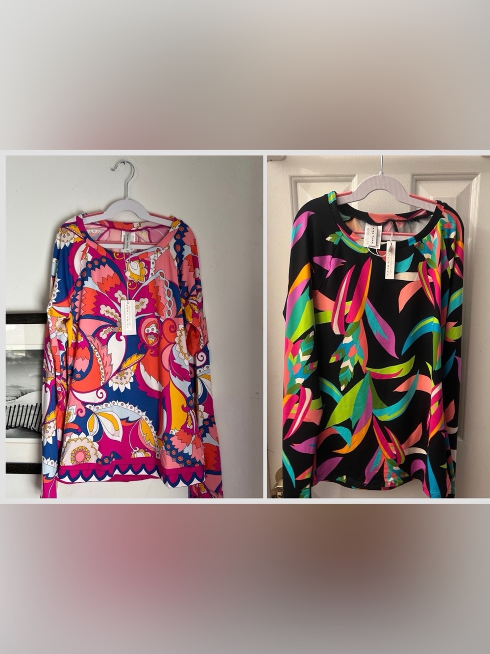 2-NWT TRINA TURK RASH GUARDS
